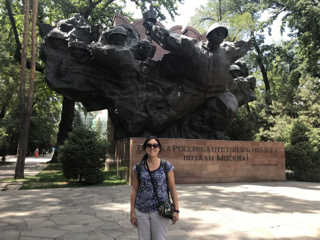 Monument in Almaty