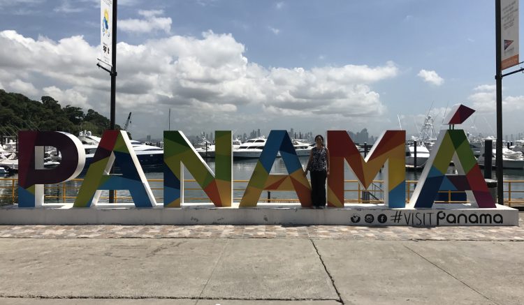 Panama from Isla Flamenco