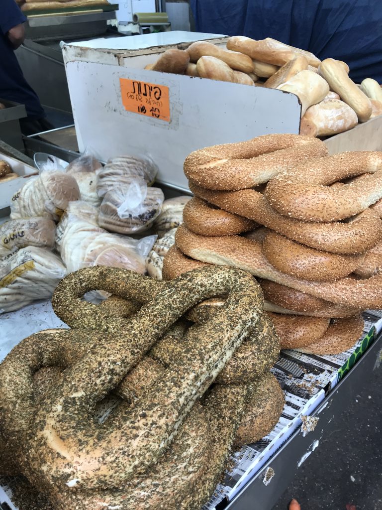 Carmel market bagels, Tel Aviv