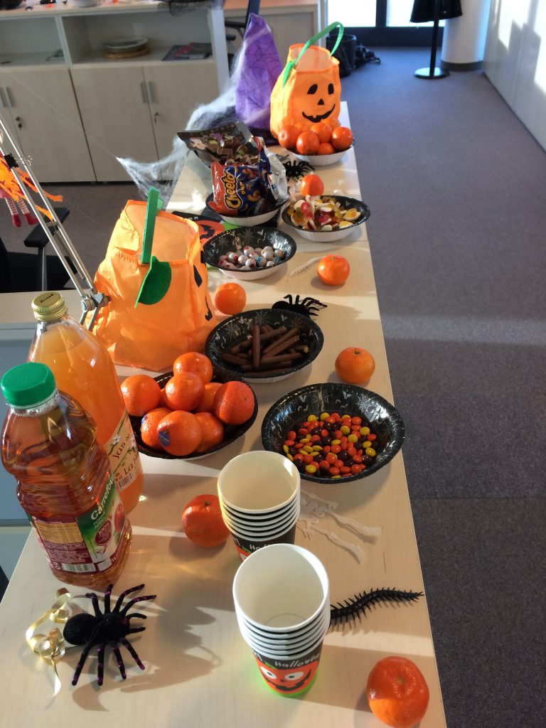 Halloween Party in Paris at work
