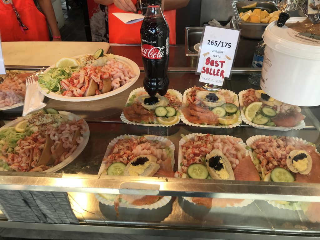 Seafood at Bergen Market