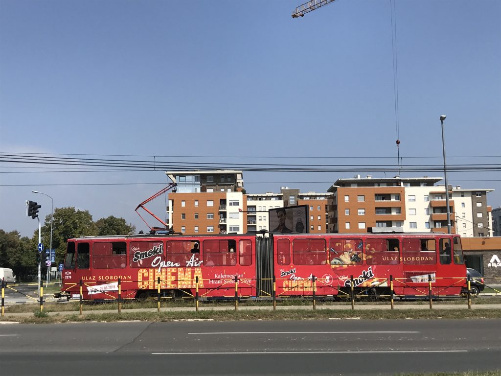 Tram in Belgrade, Serbia