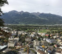 View of Vaduz from the Castle Hill