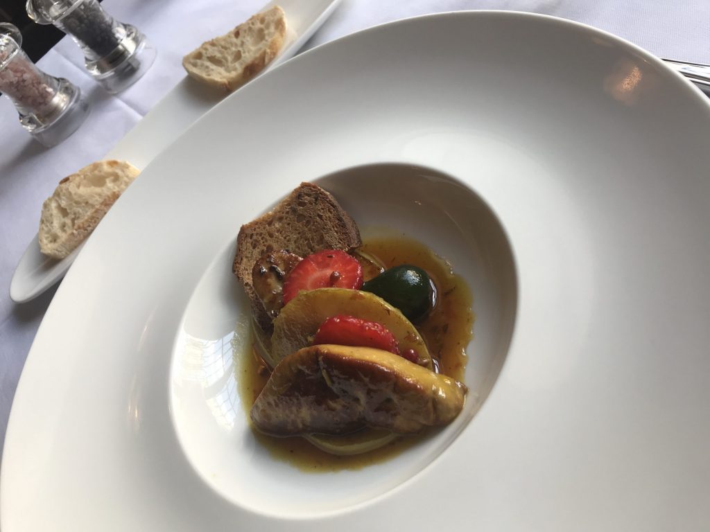 Escalope of foie gras at Club Pouchkine