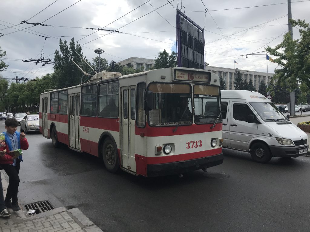 Bus in Chisinau
