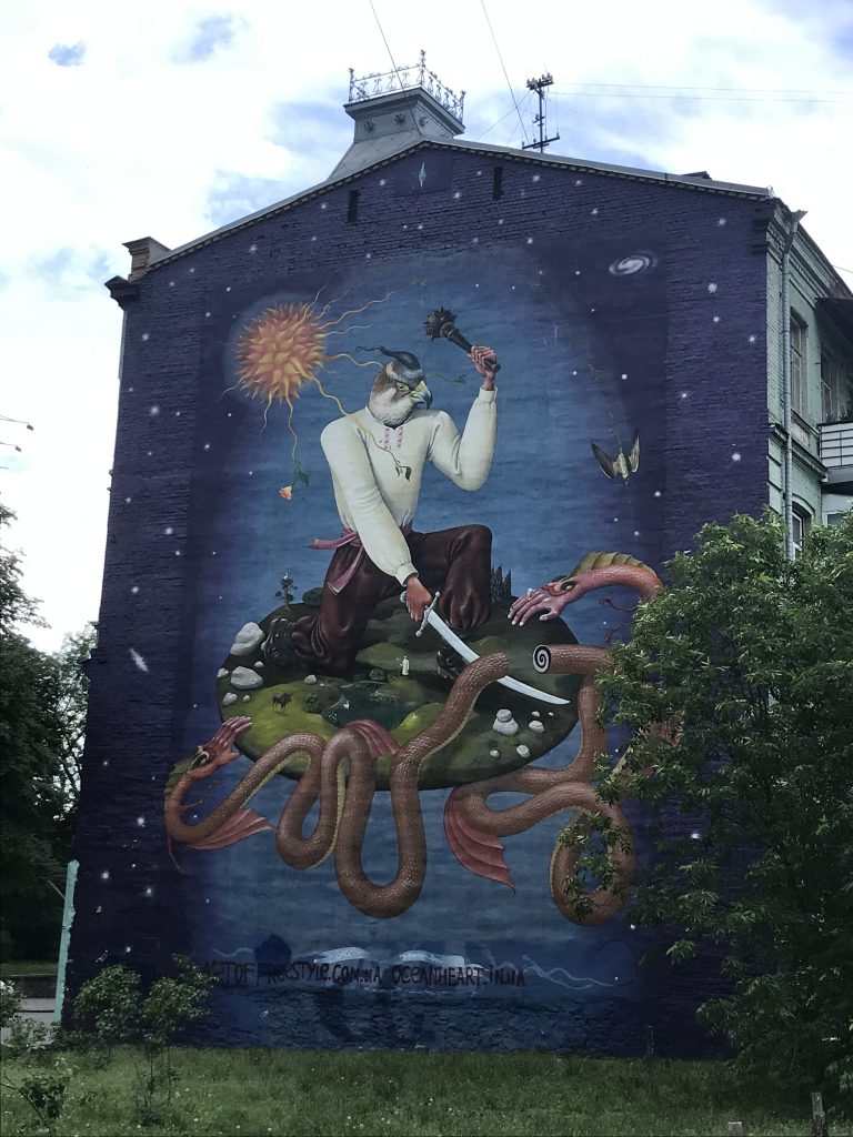 Cool graffiti in Kiev