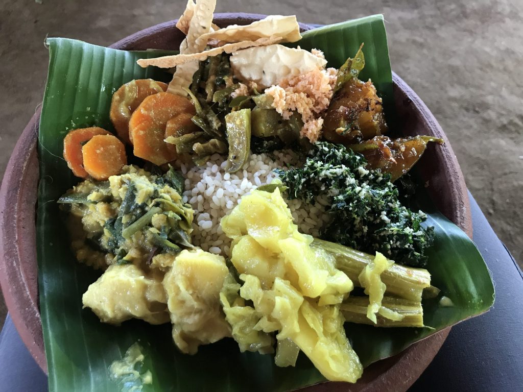 Our delicious local lunch in Dambulla