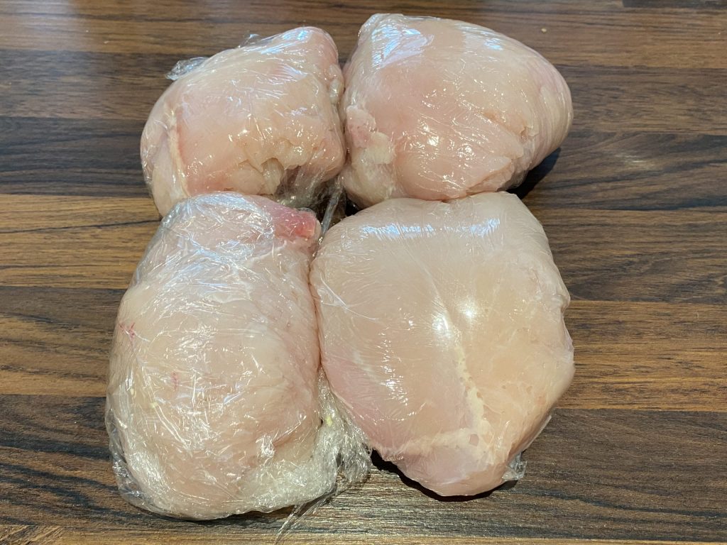 Chicken Kyiv bundles ready for the fridge