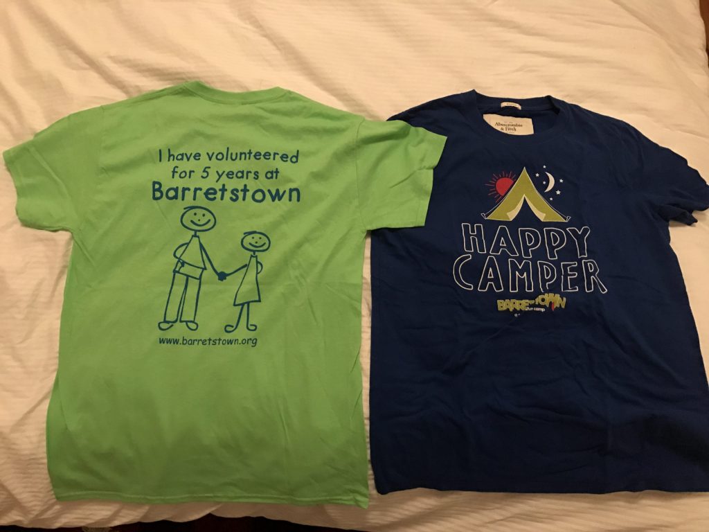 Barretstown tee-shirts