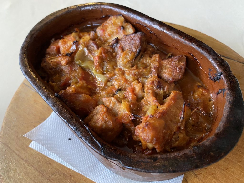 Pork stew at Dukat