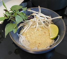 Cambodian red curry with fish