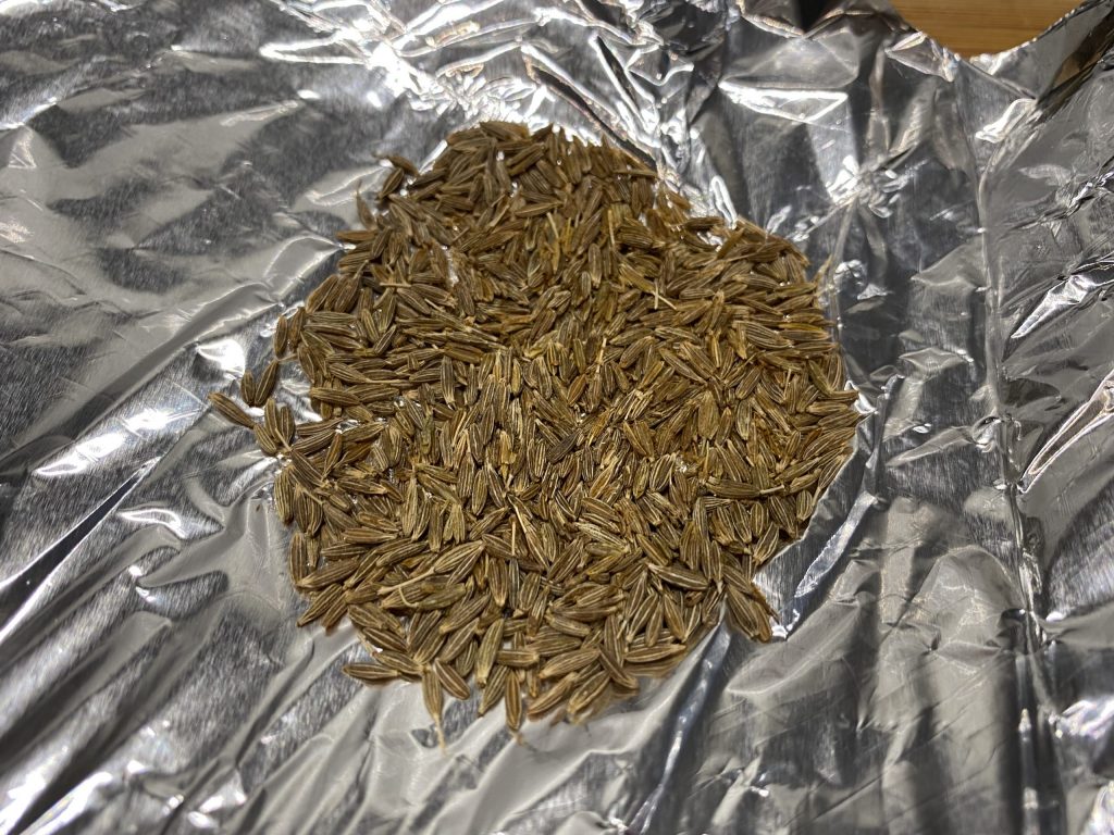 Roasted cumin seeds