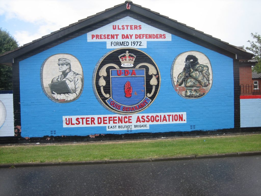 Ulster Defence Association street art