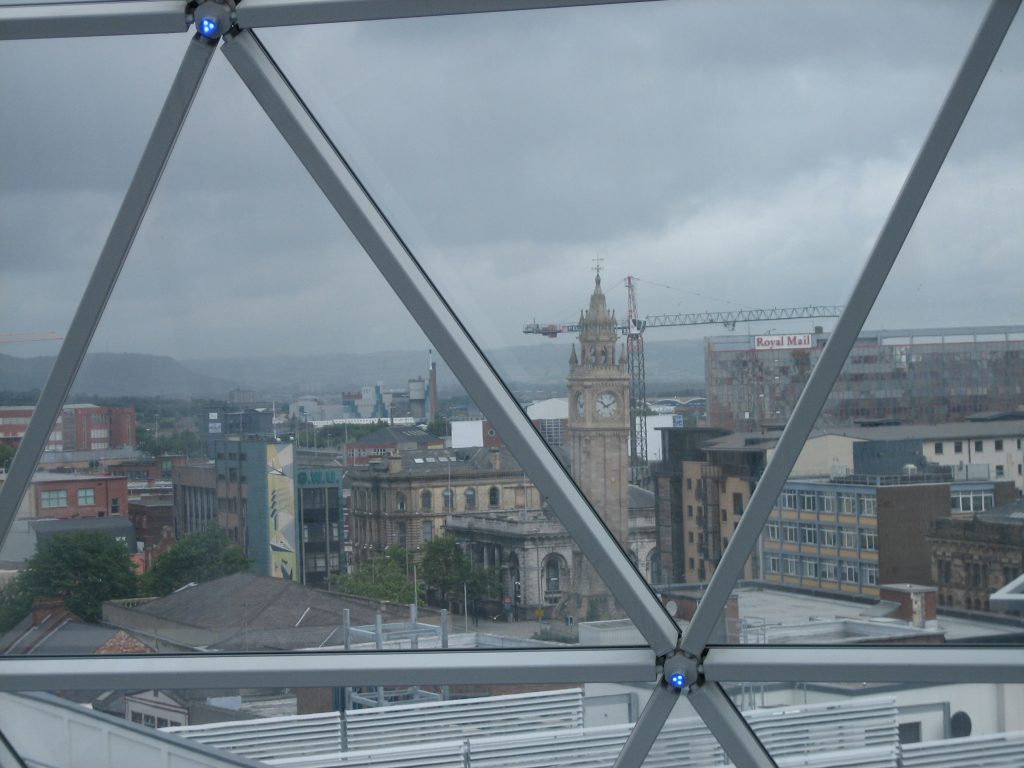 View from the Belfast Wheel, sadly dismantled in 2010