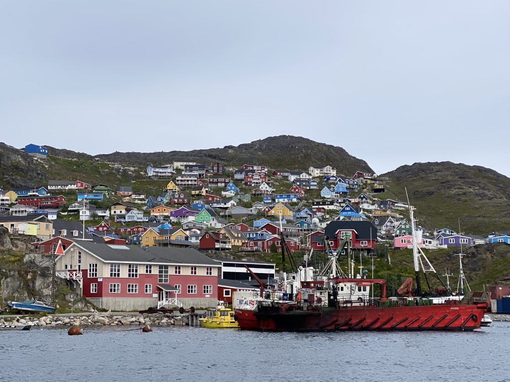 Colourful houses of Qaqortoq
