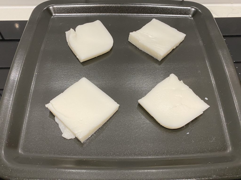 Haupia squares, ready to eat