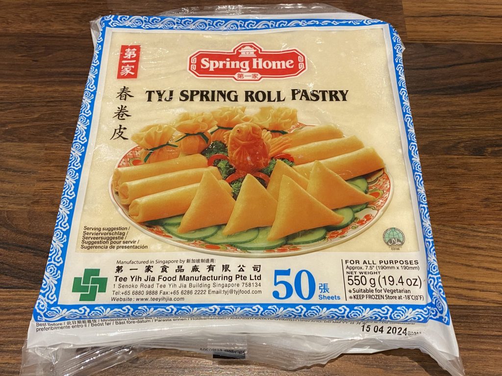Chinese spring roll wrappers