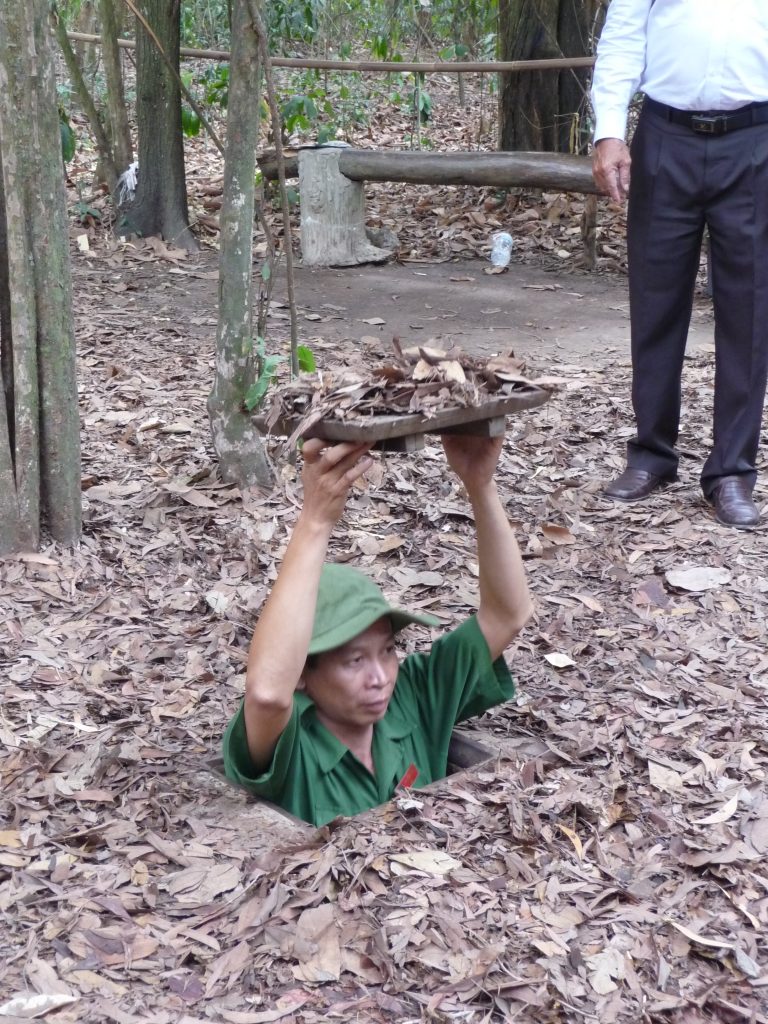 Cu Chi Tunnels- original openings for very small people