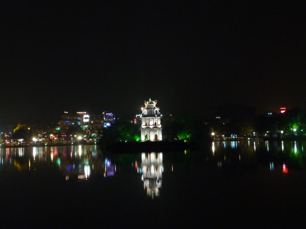 Ngoc Son Temple on Hoan Kiem Lake