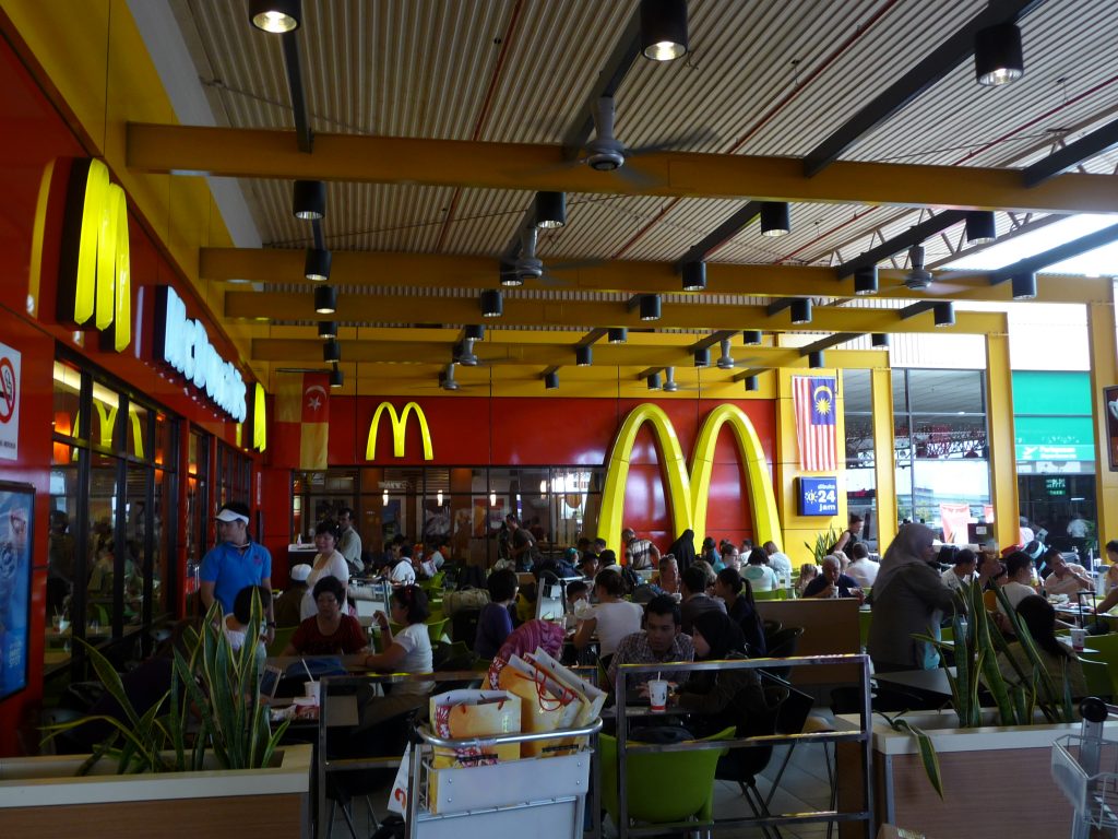 McDonalds at KL Airport
