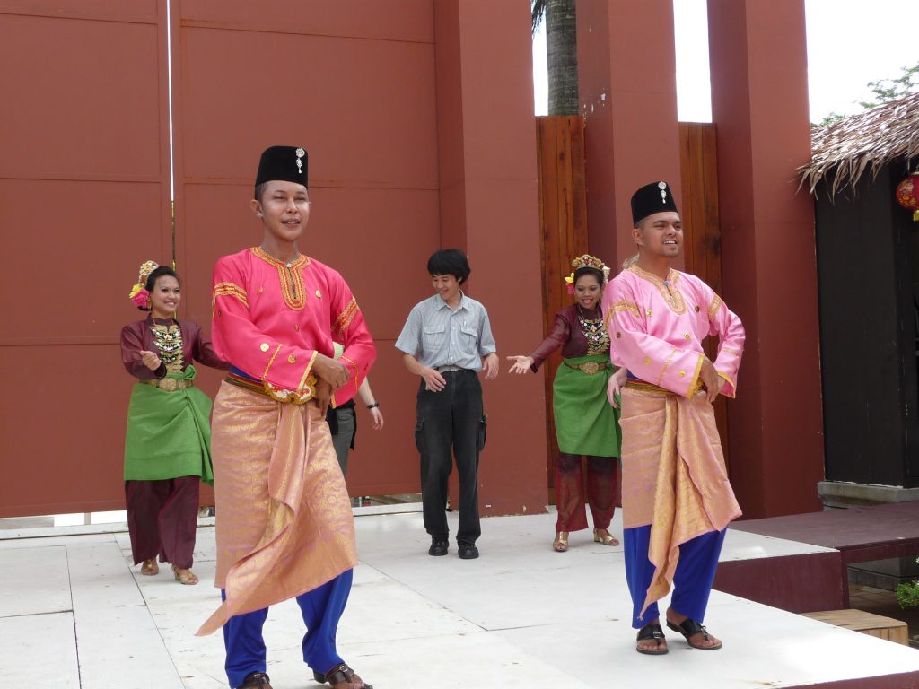 Traditional dance at KL Tower