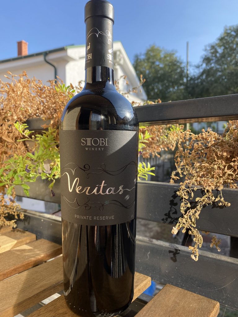 Stobi Veritas wine with Vranec grape variety