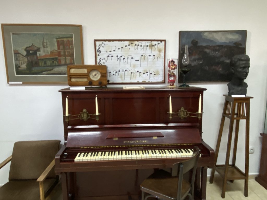 Kavadarci Museum Piano of composer Vasil Hadzimanov