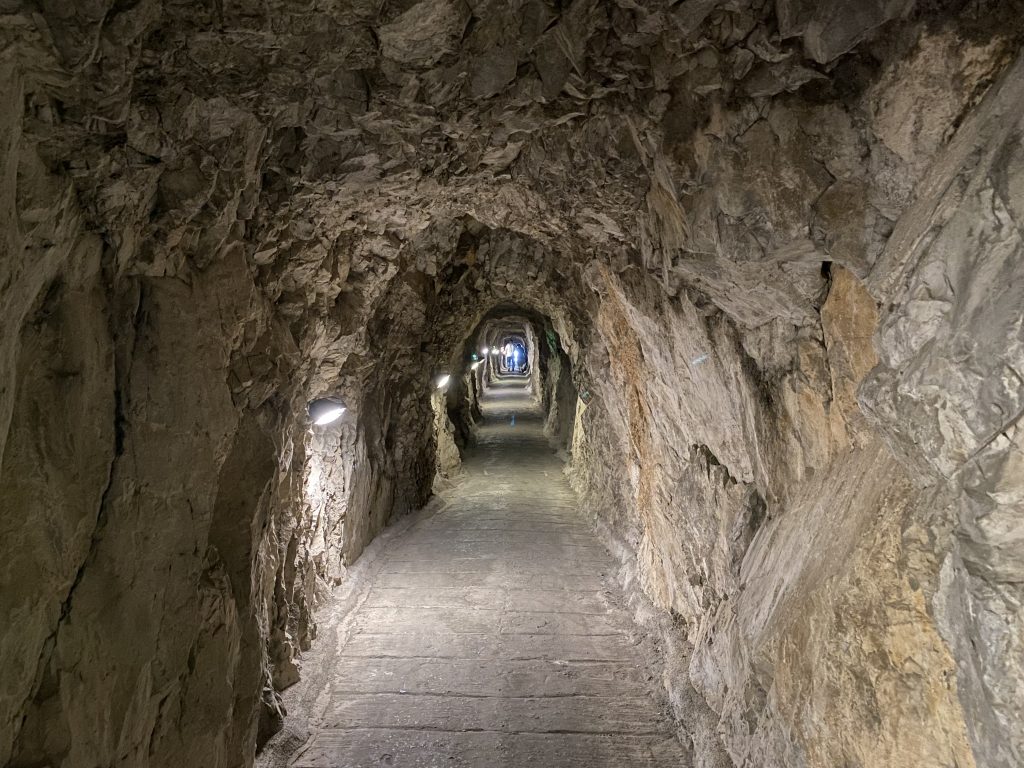 Great Siege tunnel through Rock of Gibraltar