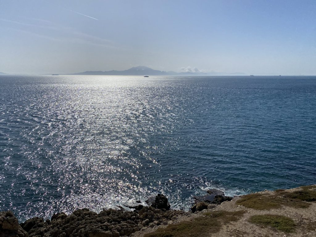 View across to Morocco from Europa Point