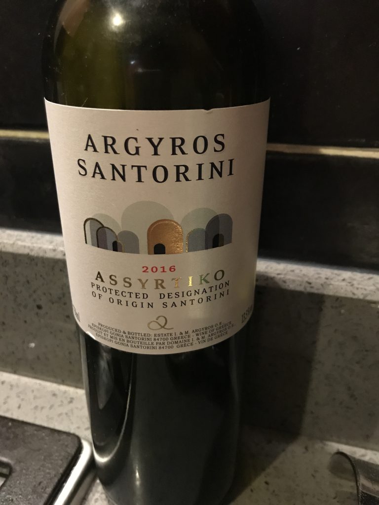 Estate Argyros Assyrtiko wine