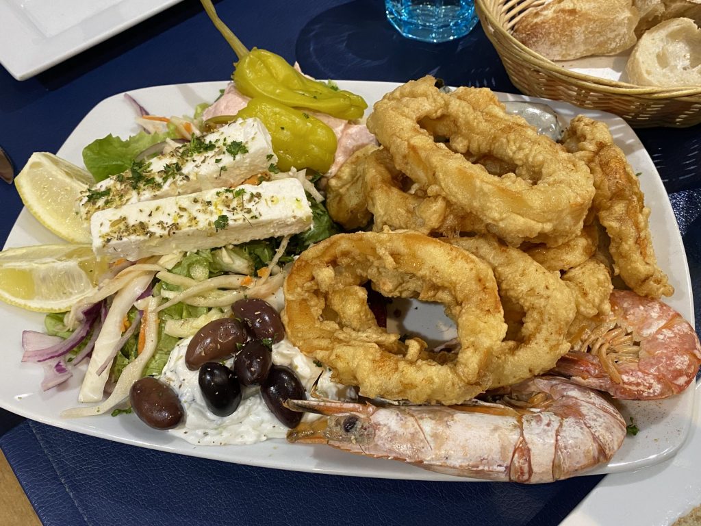 L'île de Crète Greek food, Mezze