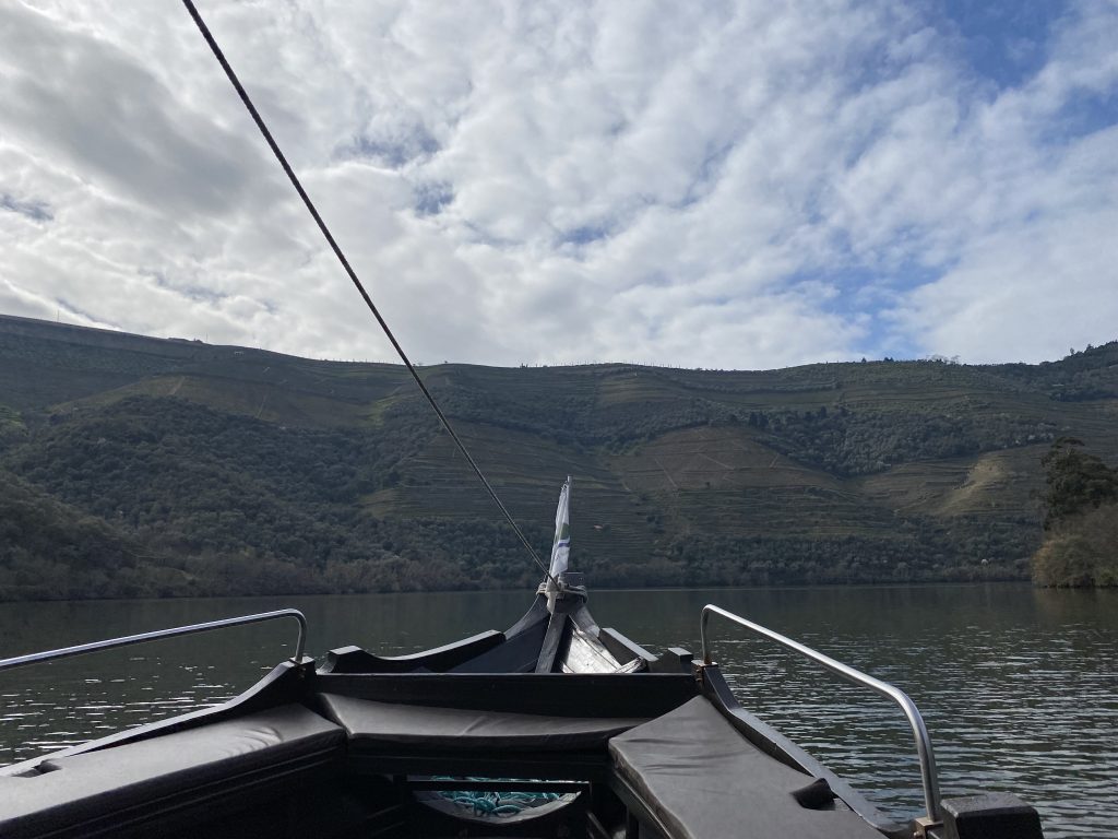 Cruising along the river Douro