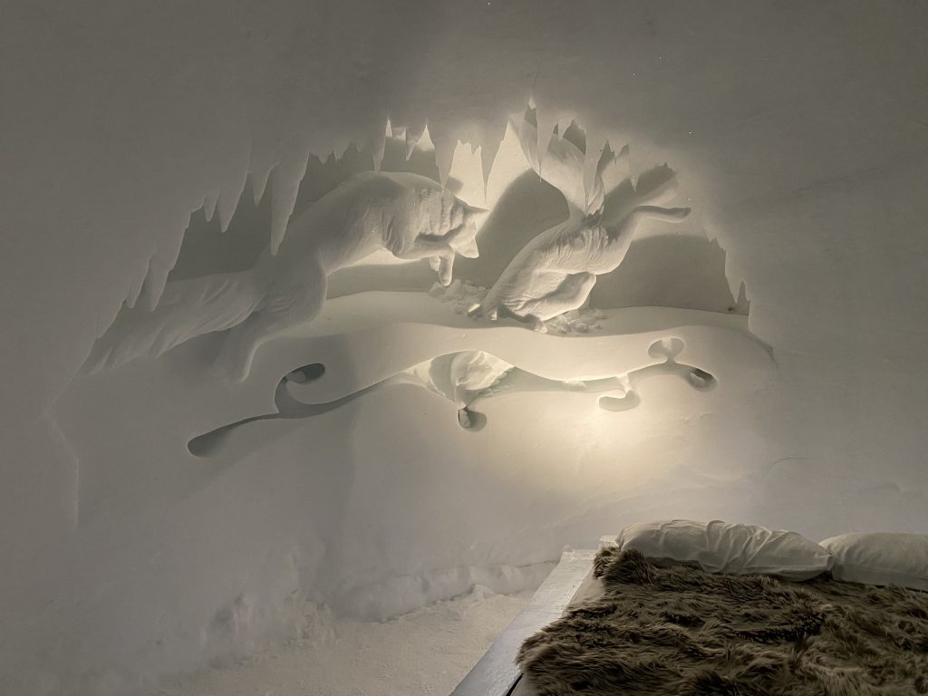 Fox and lemming room, Tromsø Ice Domes