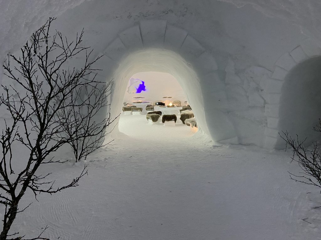 Hallway at Tromsø Ice Domes