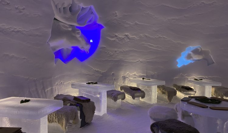 Dining room, Tromsø Ice Domes