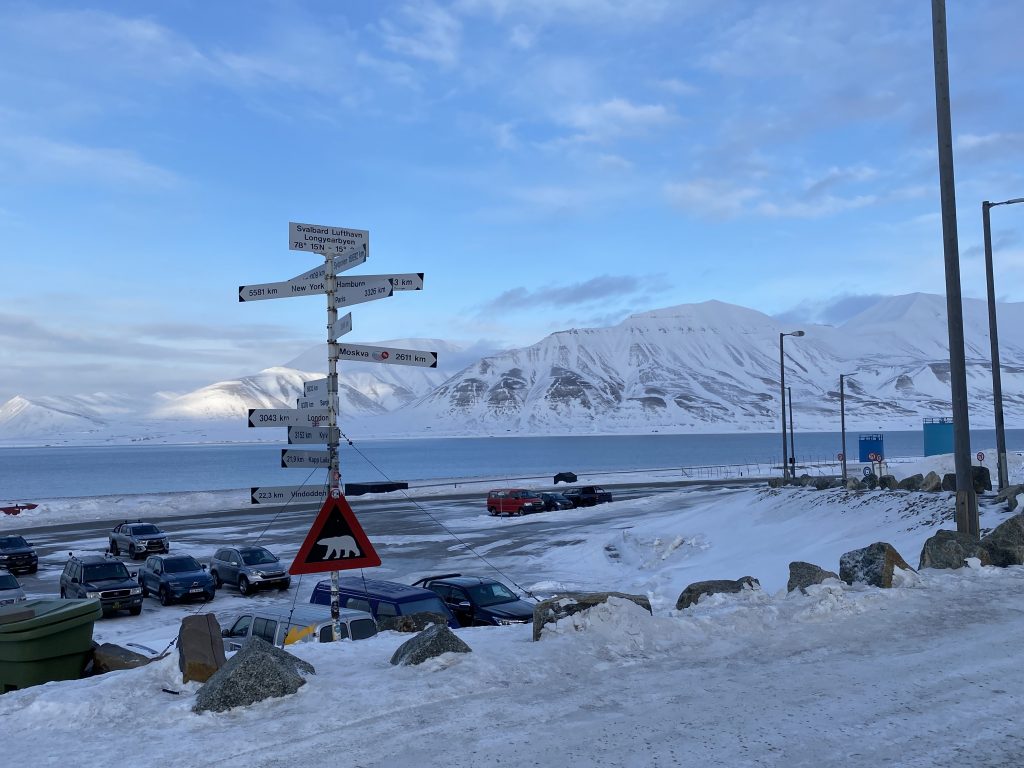 Longyearbyen airport in Svalbard