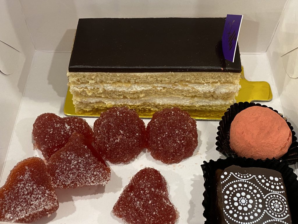 SoHo patisserie and chocolaterie - Opera cake, chocolates and fruit jellies