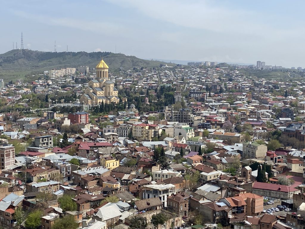 View from Air Balloon Tbilisi