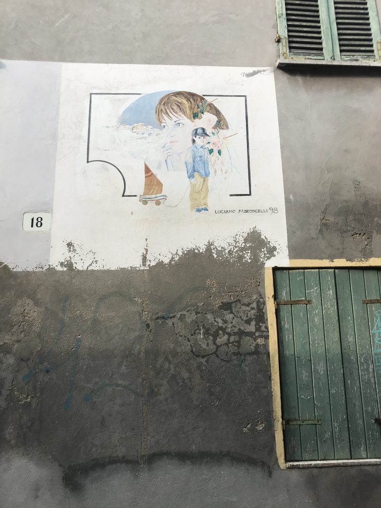 Street art on Via Marecchia