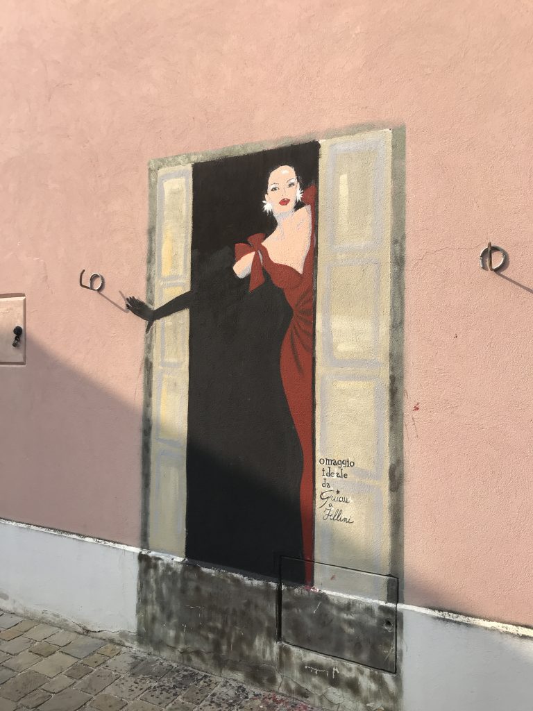 Street Art - Woman at the Door