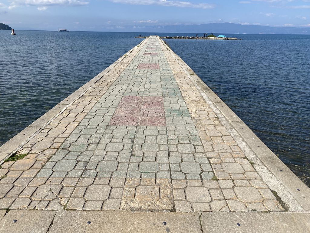 Lake Ohrid pier