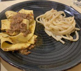 Pici and tagliatelle at Osteria da Gano
