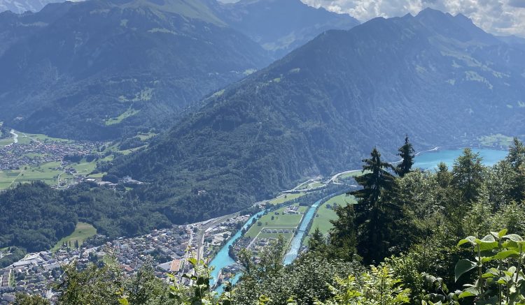 View from Harder Kulm, Interlaken