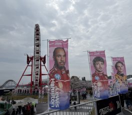 F1 racing in Suzuka