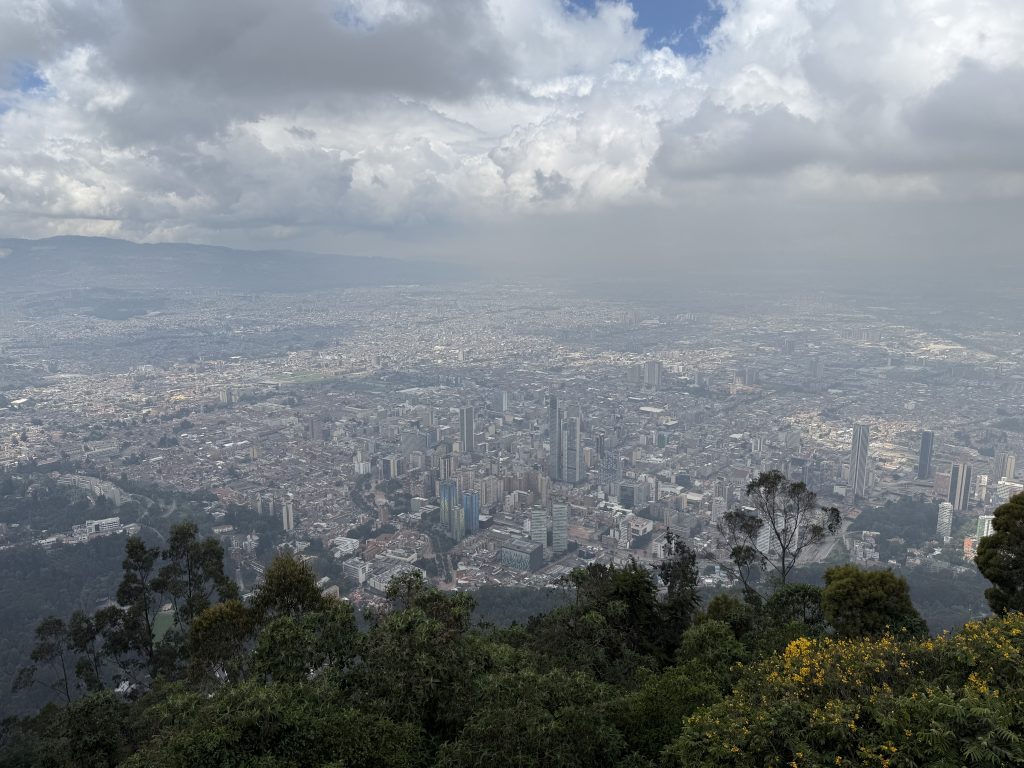 View from Monserrate, Bogotá
