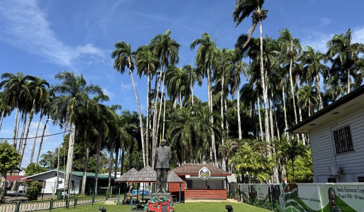 Palm tree garden, Paramaribo