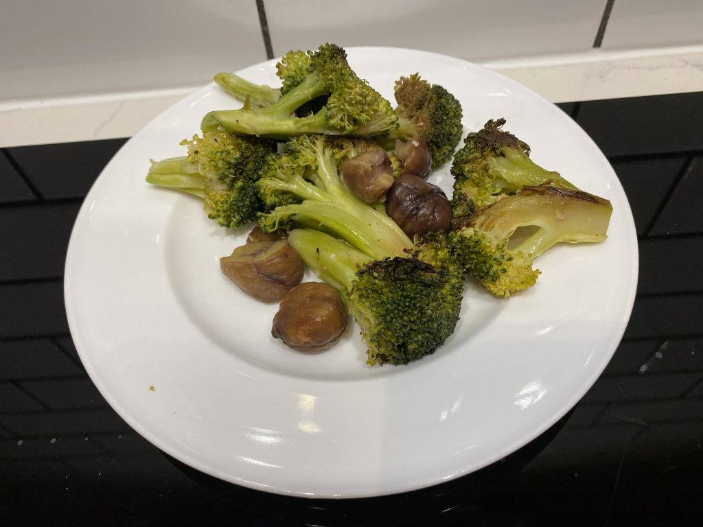 Broccoli and chestnuts
