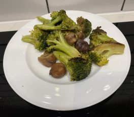 Broccoli and chestnuts