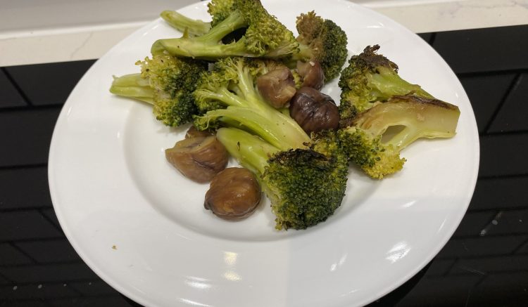 Broccoli and chestnuts